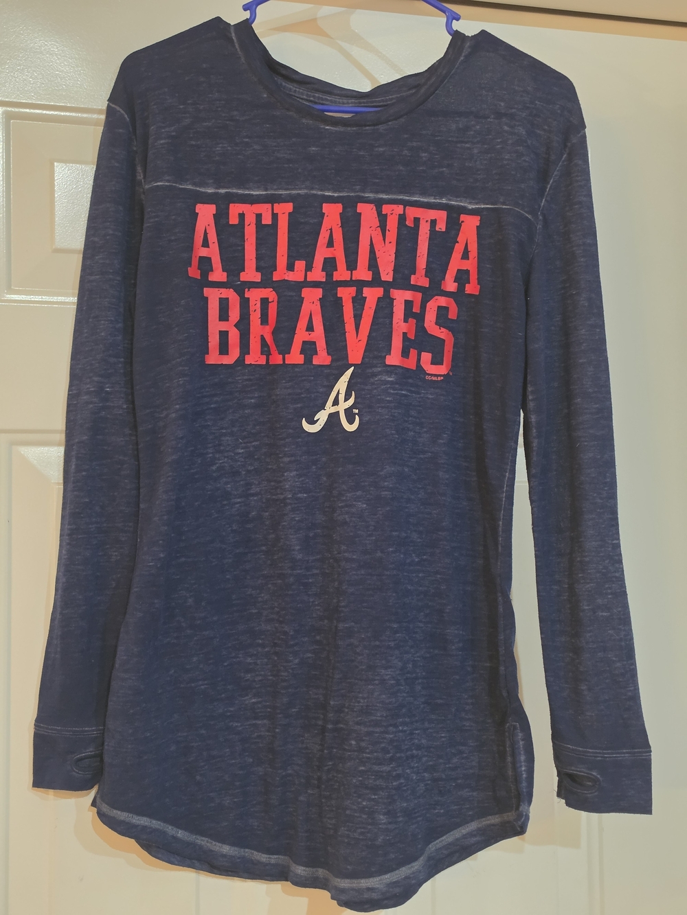 Women's Navy Long-Sleeve Tee
